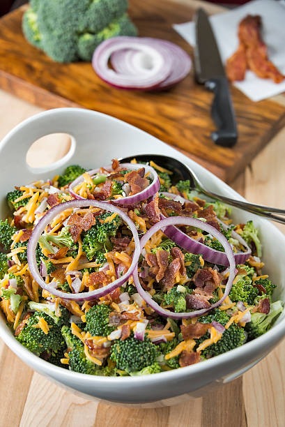 healthy broccoli salad