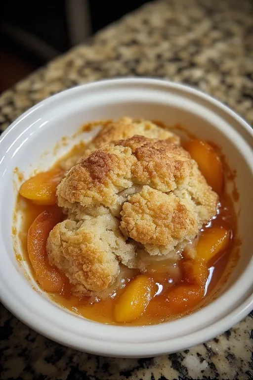 peach cobbler