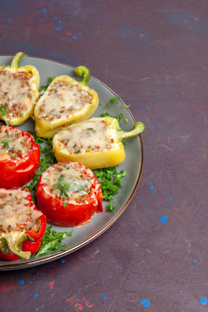 ground turkey stuffed peppers