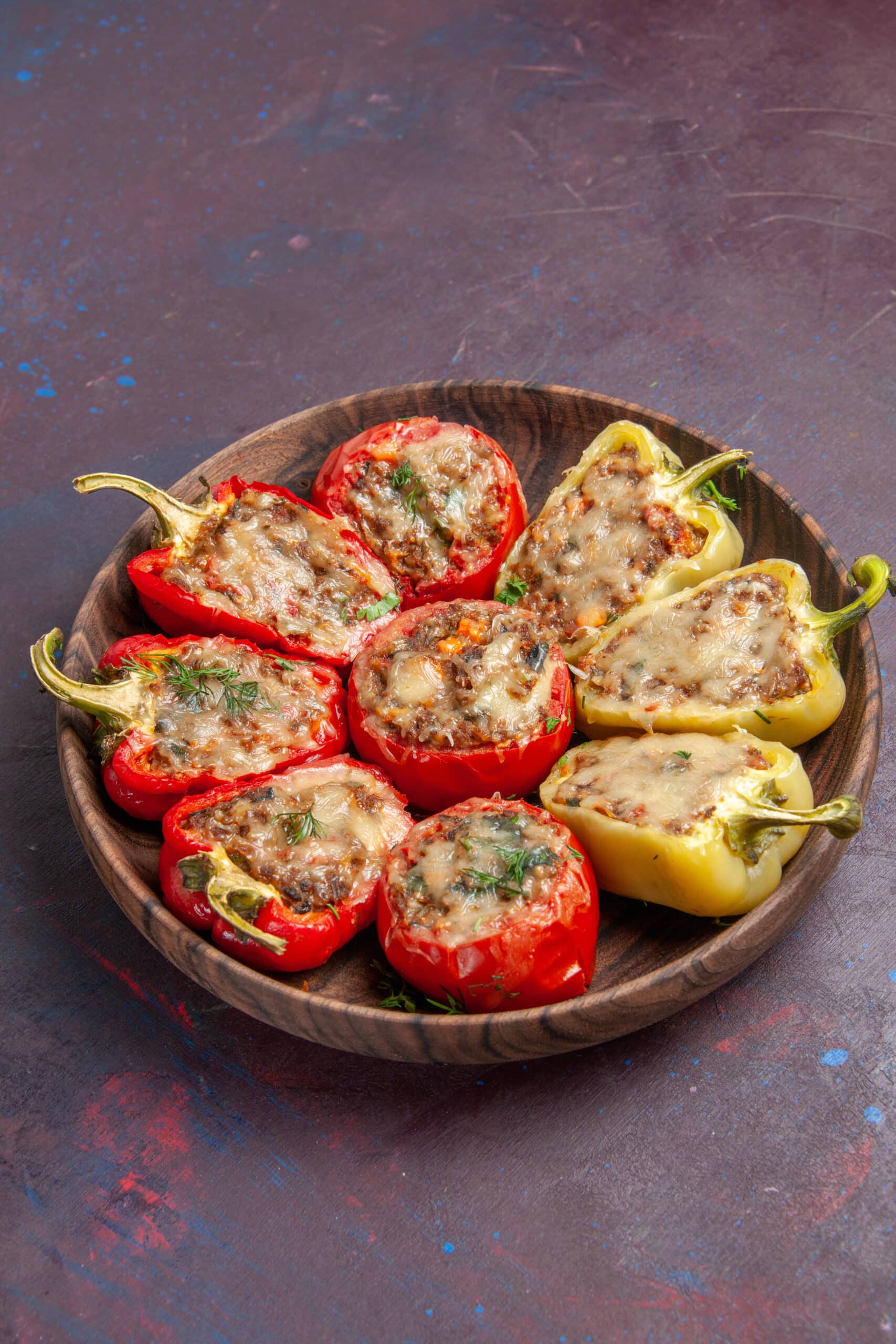 ground turkey stuffed peppers