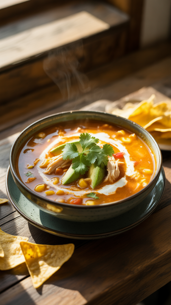 low carb chicken tortilla soup
