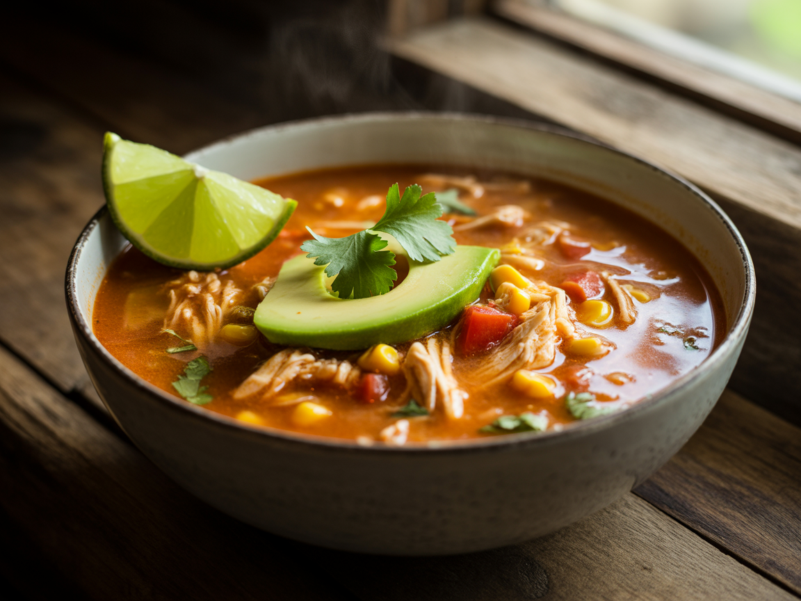 low carb chicken tortilla soup