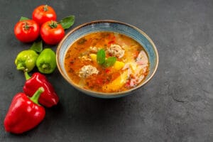 Low Carb Chicken Tortilla Soup