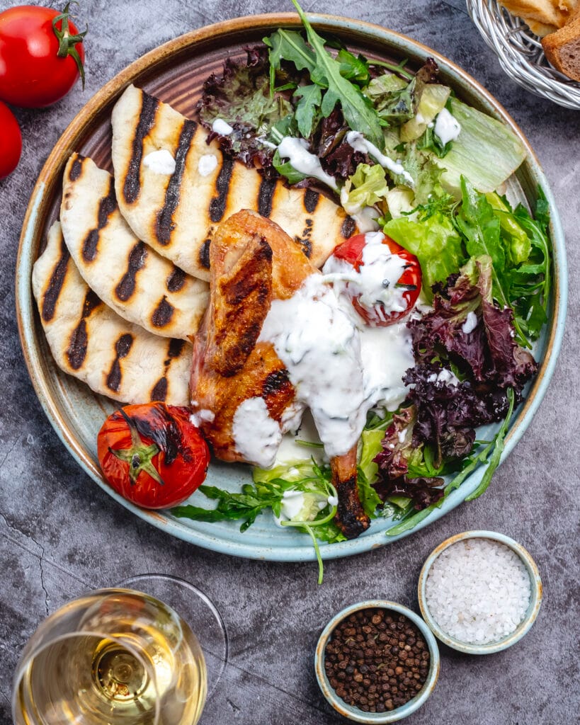 greek chicken bowl