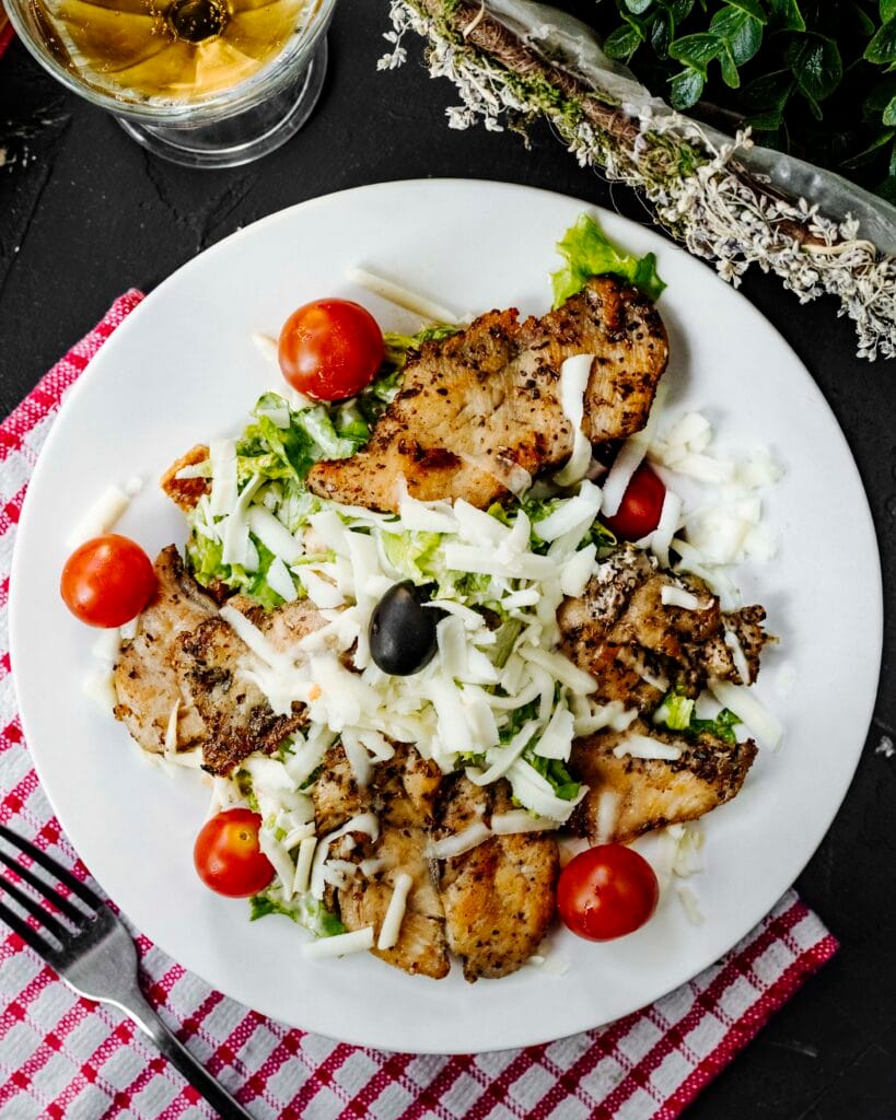 greek chicken bowl