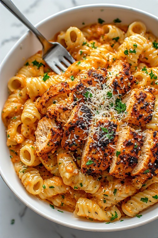 Healthy Cajun Chicken Pasta