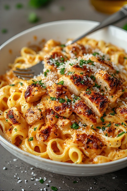 Healthy Cajun Chicken Pasta