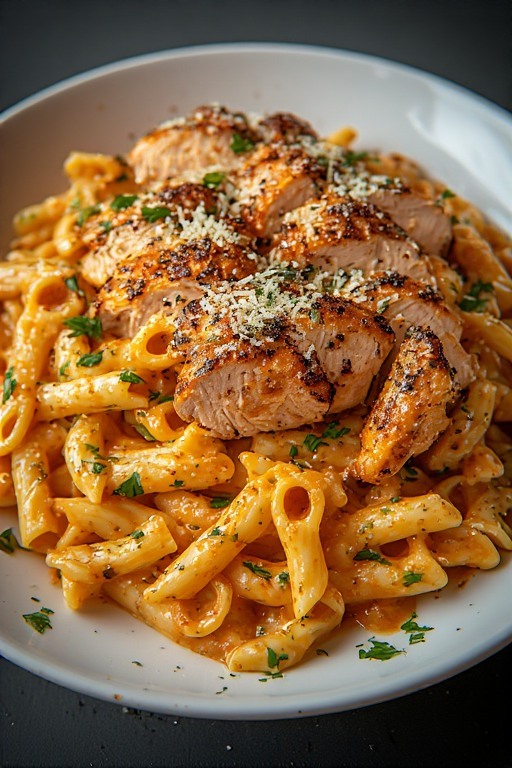 Healthy Cajun Chicken Pasta