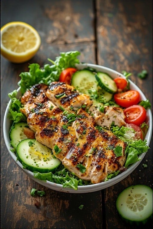 Grilled Chicken Salad Bowl