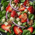 Strawberry Spinach Salad with Poppy Seed