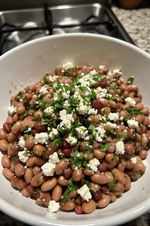 dense bean salad