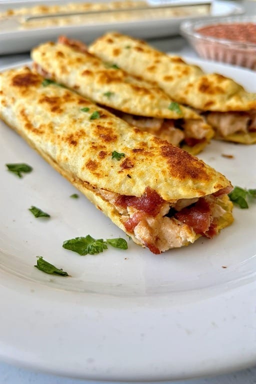 Keto Chicken Bacon Ranch Taquitos