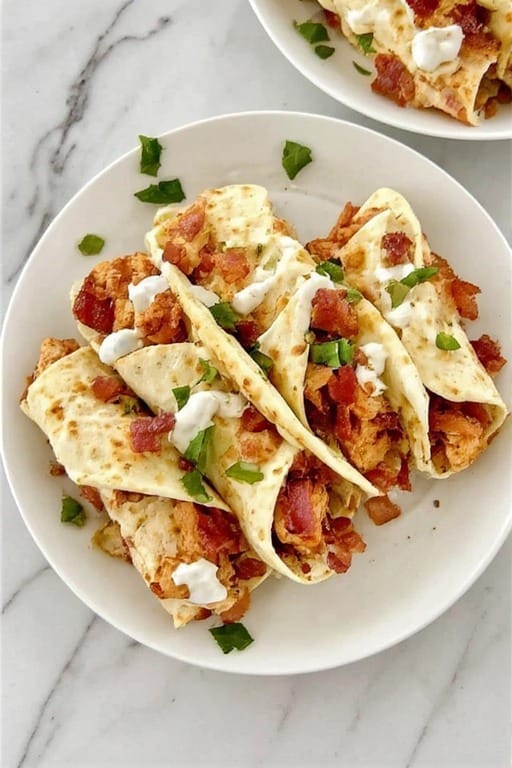 Keto Chicken Bacon Ranch Taquitos