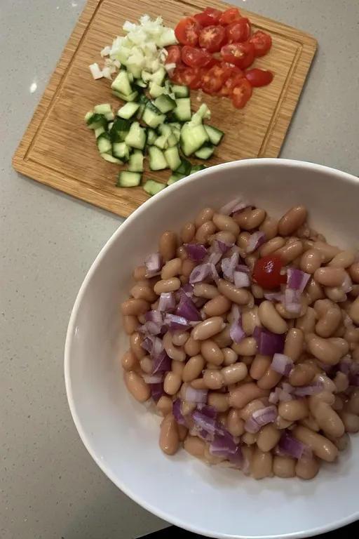 dense bean salad