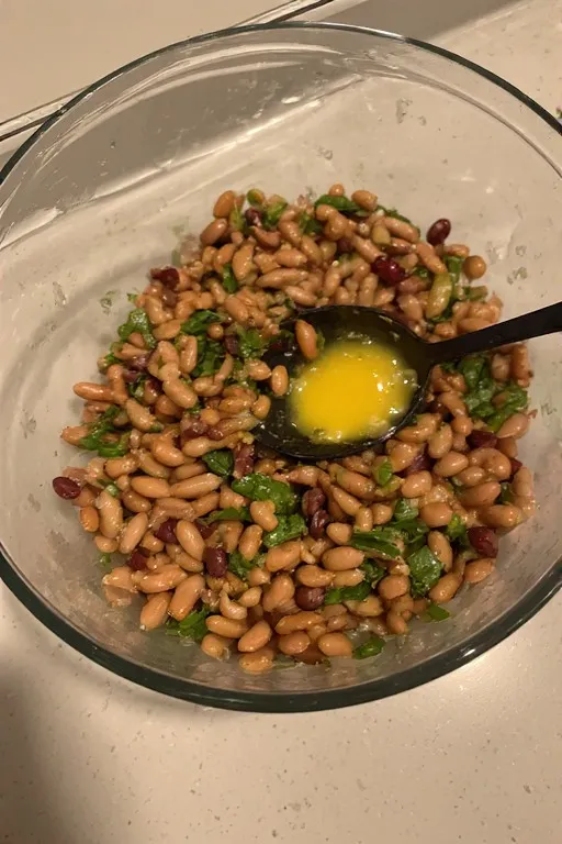 dense bean salad