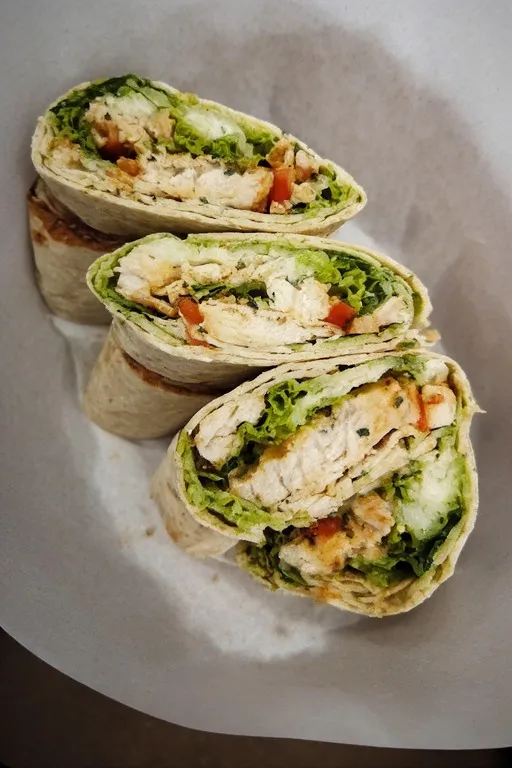 Chicken Caesar Wraps