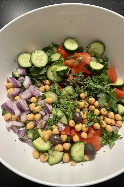 Mediterranean Chickpea Salad