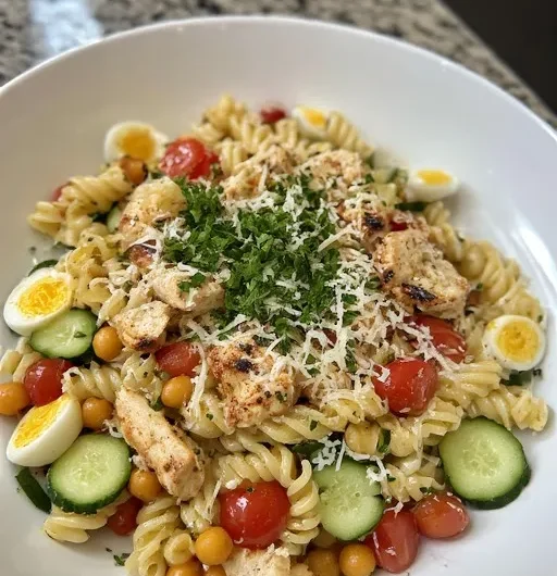 High Protein Pasta Salad — Lunch That Actually Keeps You Going