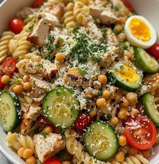 High Protein Pasta Salad — Lunch That Actually Keeps You Going