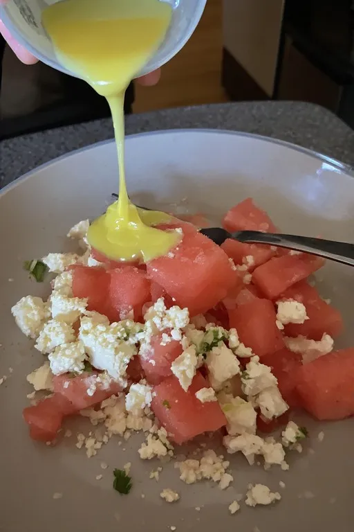 watermelon feta salad