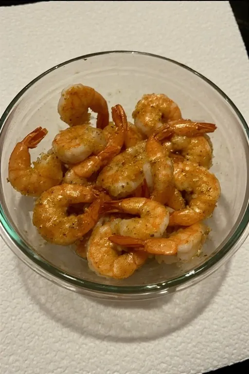 Grilled shrimp skewers