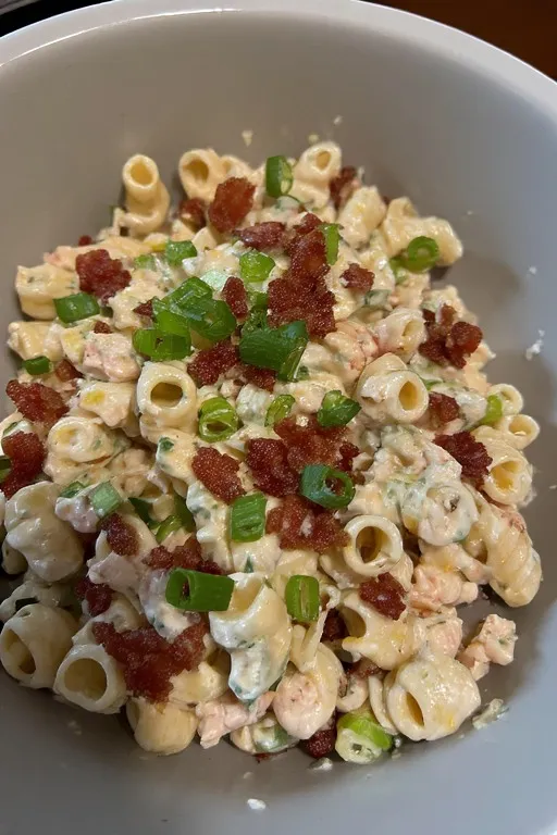 Chicken Bacon Ranch Pasta Salad