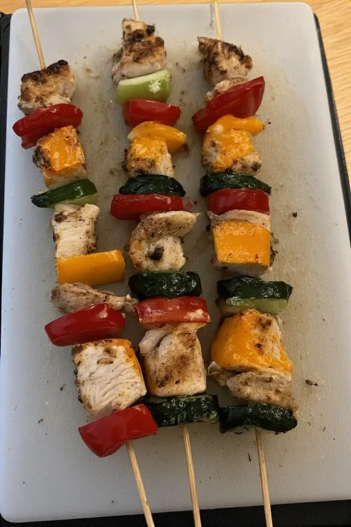 Chicken skewers