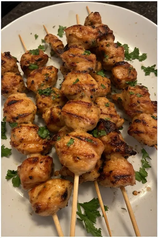 Chicken skewers