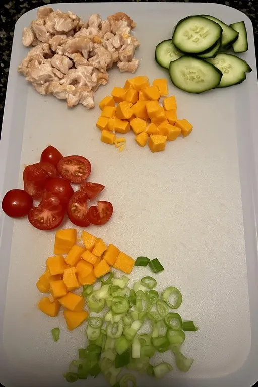 Chicken Bacon Ranch Pasta Salad