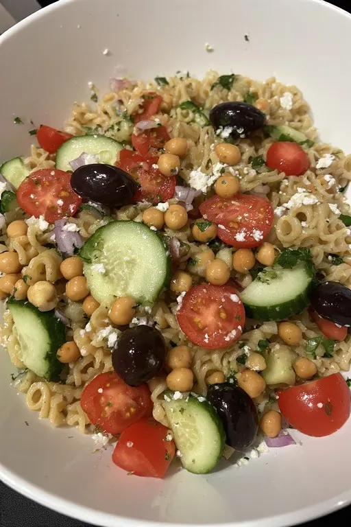 Greek pasta salad