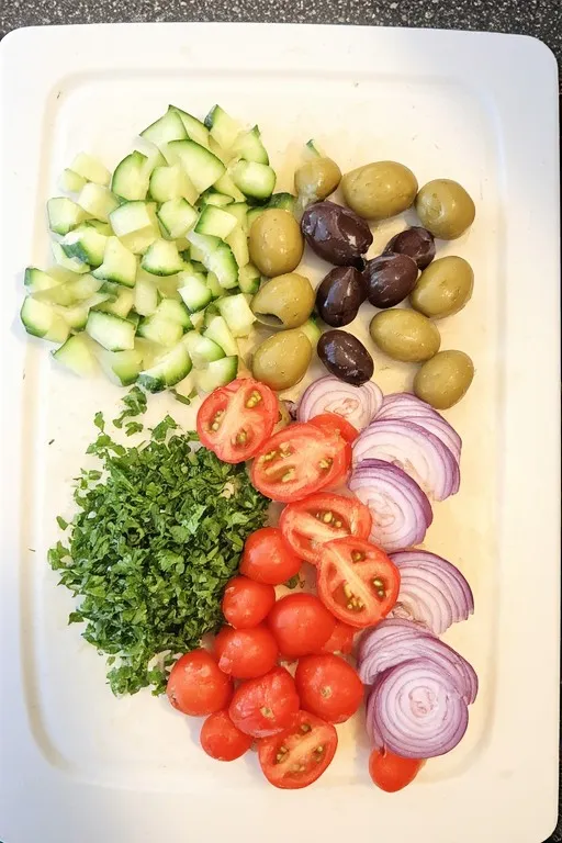 Greek pasta salad