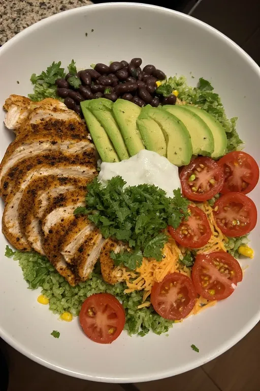 chicken burrito bowl