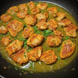 garlic butter chicken bites