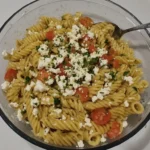 Easy Greek pasta salad