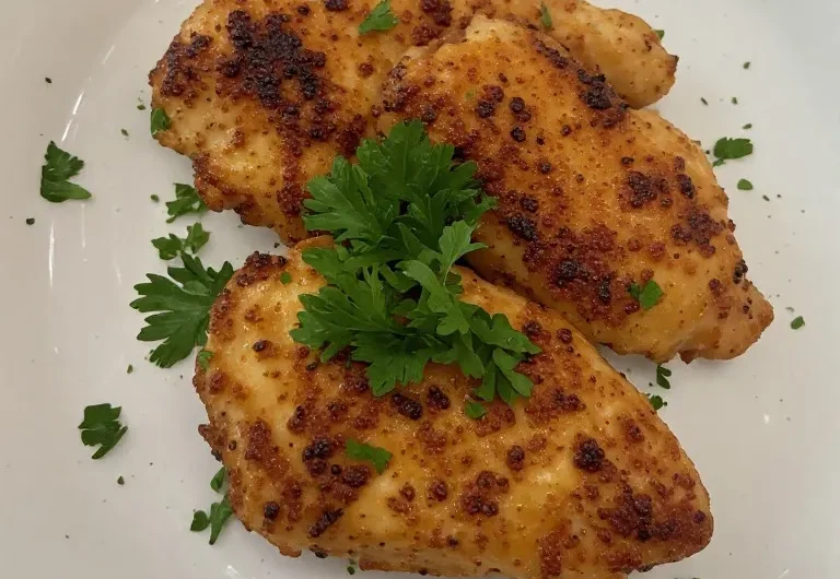 Air Fryer Chicken Thighs Crispy and Juicy