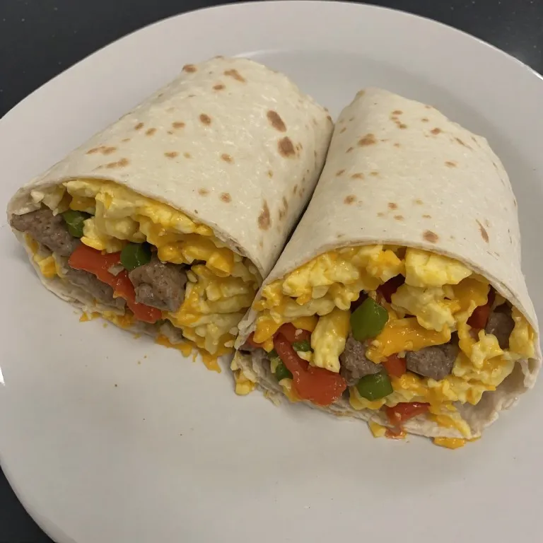 Freezer breakfast burrito s