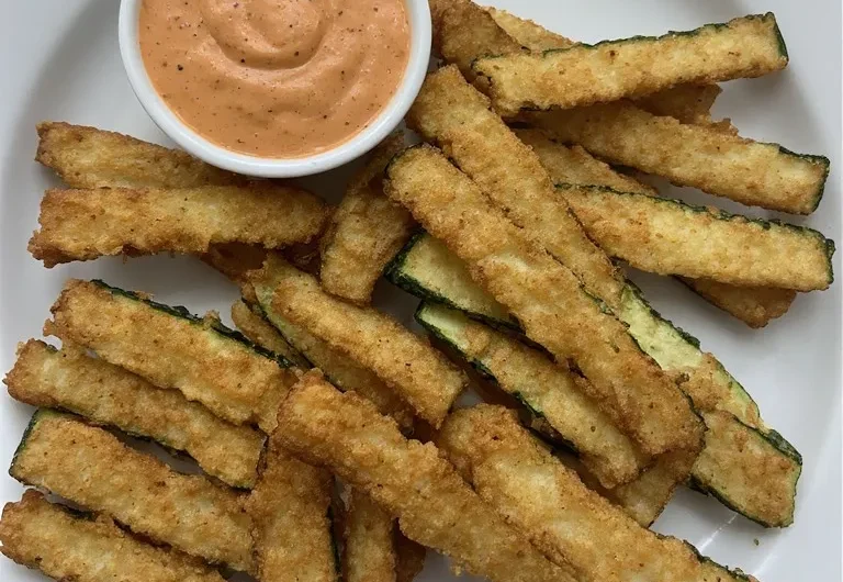 Keto Zucchini Fries Crispy Easy and Delicious