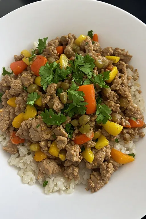 Ground turkey skillet