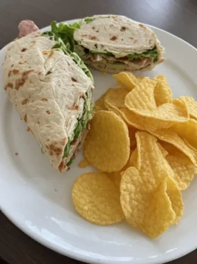 Turkey Wrap served