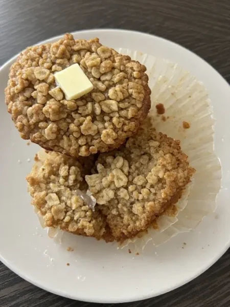 banana oatmeal muffins