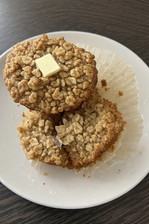 banana oatmeal muffins